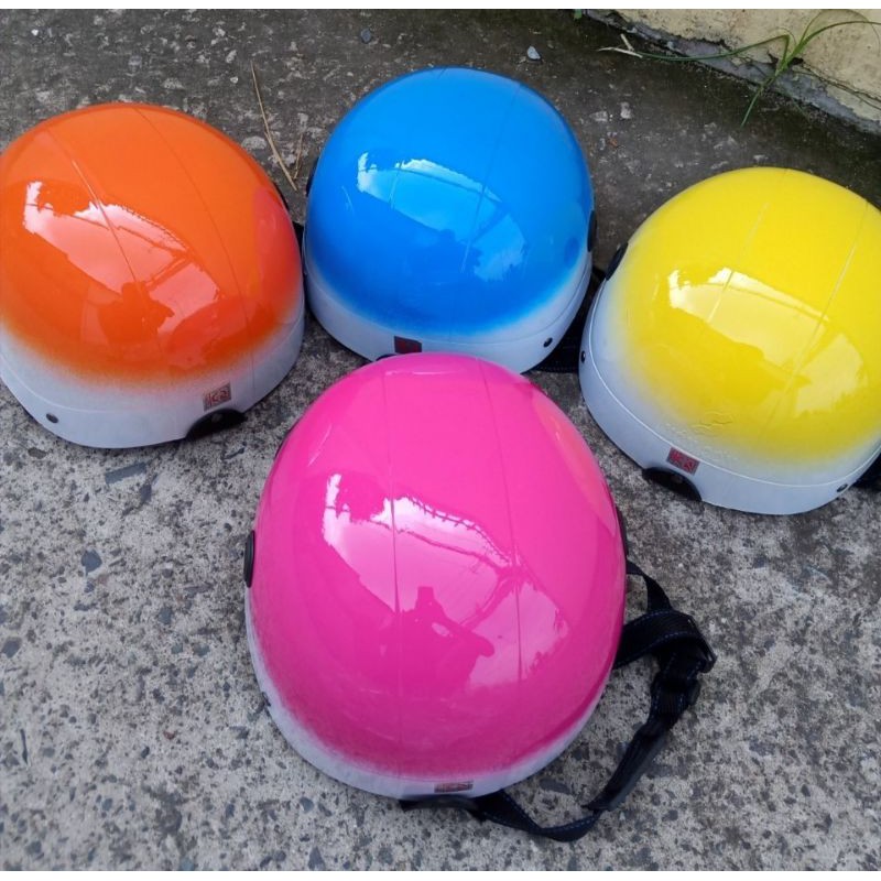 Nón/Mũ bảohiểmsơn bóng 2 màu cao cấp