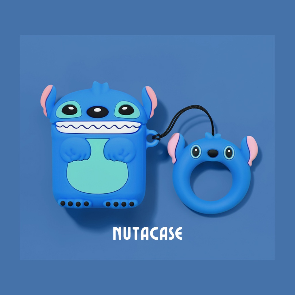 Vỏ bảo vệ tai nghe bluetooth Airpods bằng Sillicone dẻo, ốp Case cute, Airpods 2/pro NUTACASE