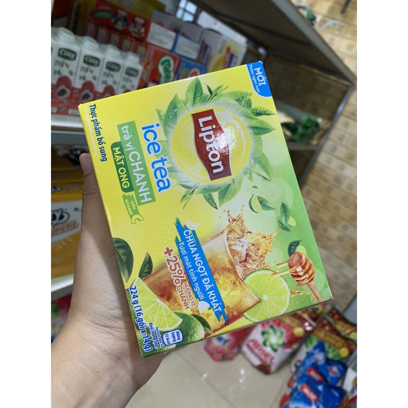 Trà Lipton Ice Tea ,hộp 16 gói