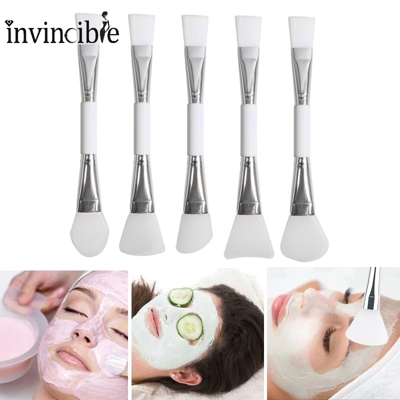 Cọ Silicone Hai Đầu Dùng Để Phết Mặt Nạ Chăm Sóc Da Cho Nữ