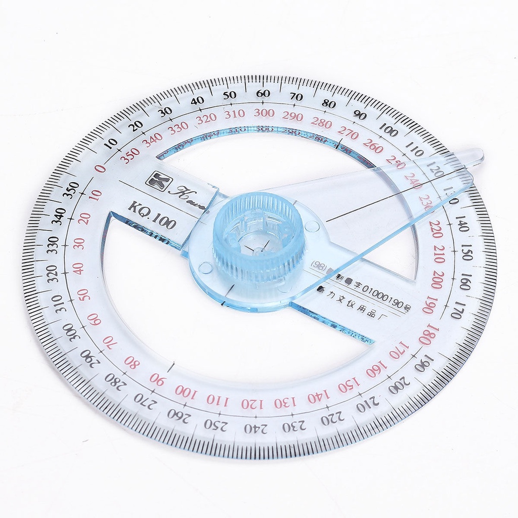Thước Đo Góc 360 Độ Đường Kính 10cm Mới Cho Học Sinh