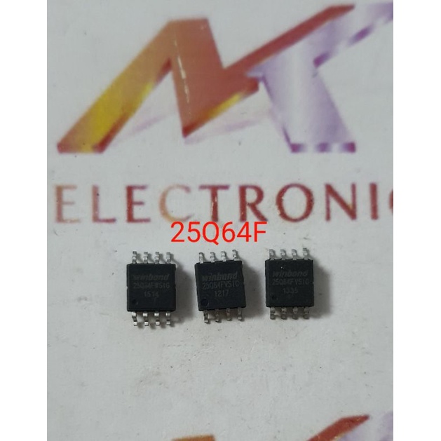 25Q64BVSING 25Q64FWSIG 25Q64FVSIG W25Q64BVSIG 25Q64F Q64-104HIP SOP8