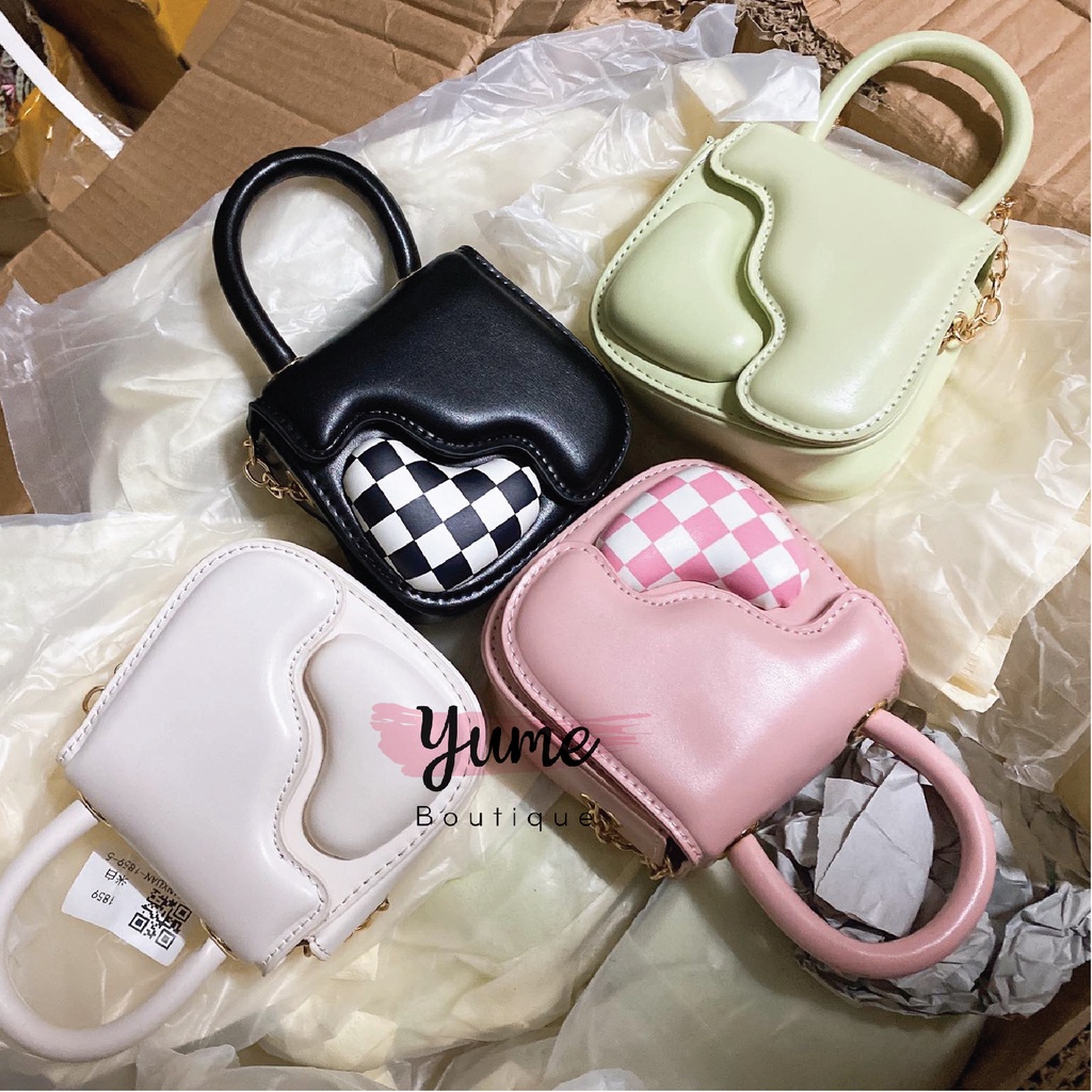 [Ảnh Thật] Túi Messenger Siêu Xinh, Túi Đeo Chéo Nữ Mini Phong Cách Yu109