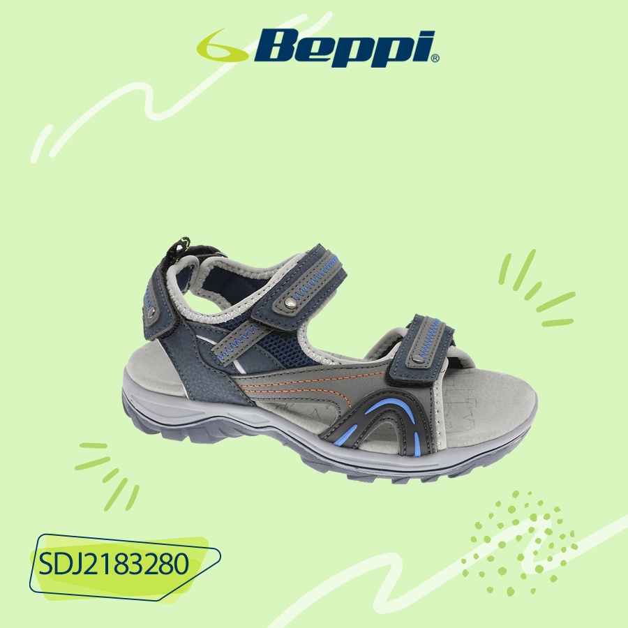 Dép Sandal Quai Dán Bé Trai BEPPI SDJ2183280 – Navy Blue