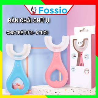 Bàn Chải,Bàn Chải Đánh Răng Cho Bé Chữ U Thông Minh Chất Liệu Silicon Cho Bé Từ 2 - 6 Tuổi_MICHU