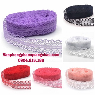 Ruy băng ren trang trí (bản rộng 3cm hoặc 4,5cm - Dài 03 mét)