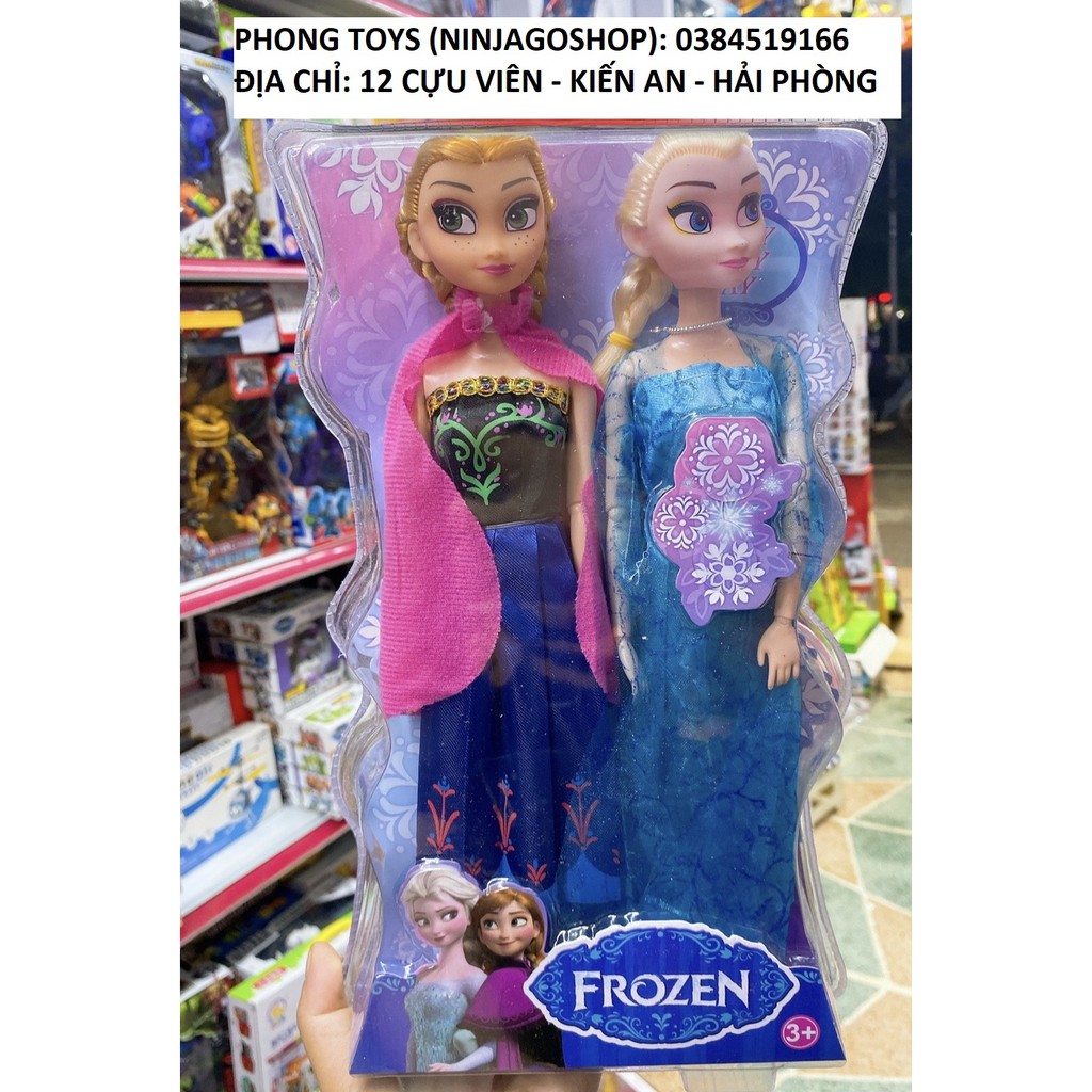 Bộ 2 búp bê Elsa và Anna Frozen cho bé loại to