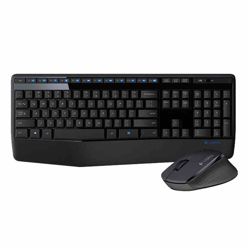 Logitech MK345 wireless keyboard mouse ergonomic waterproof mute keyboard and mouse combination