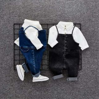 YẾM JEANS ĐEN + ÁO