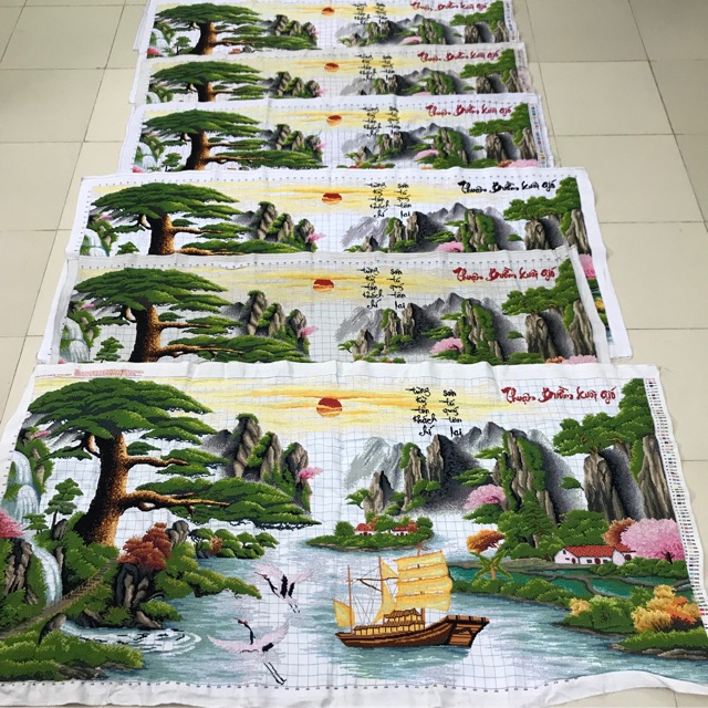 Tranh thêu tay thành phẩm!