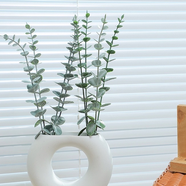 LÁ CÂY giả decor nhiều loại như thật- Lá bọ rùa, bạch đàn, lá dừa, lavender, thảm trang trí lót bàn ăn