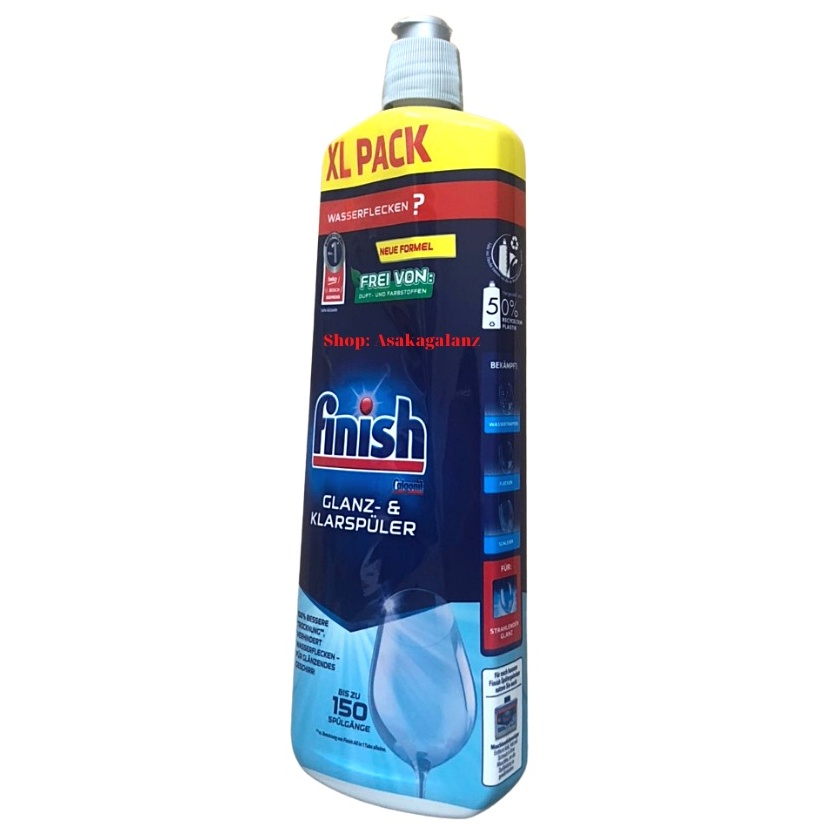 Combo Finish: Hộp All In One 90 viên, Muối 1.5kg, Nước làm bóng 750ml - Nhập khẩu EU