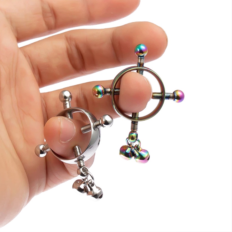 Khuyên ngực không cần xỏ lỗ bằng thép không gỉ gợi cảm