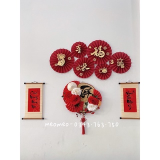 Mẹt tròn trang trí tết