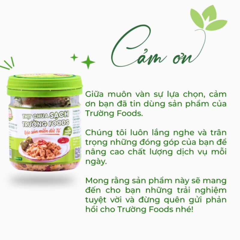 Thịt chua vị Truyền thống hãng trường foods