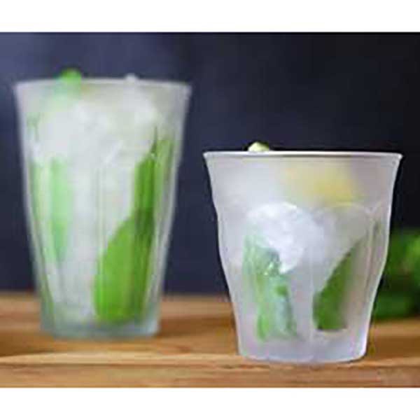 Bộ 2 ly thuỷ tinh cường lực Pháp Duralex Picardie Trắng Sương Givré 250ml D1027S_SG02