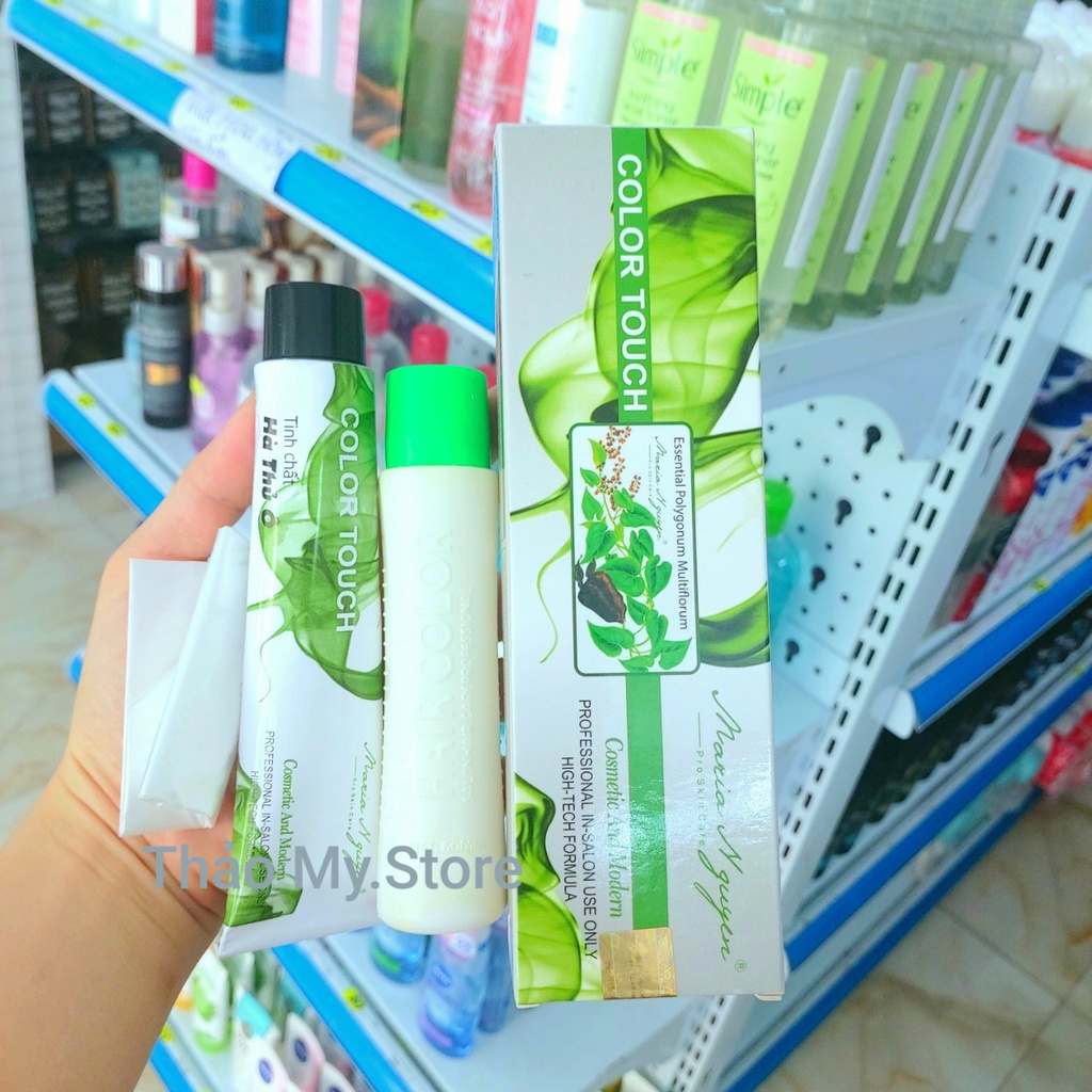 Thuốc Nhuộm Tóc Thảo Dược Maria Nguyen  Hà Thủ ô Mượt Tóc, Không Rát Da Đầu, Mùi Dịu Nhẹ + 9MÀU