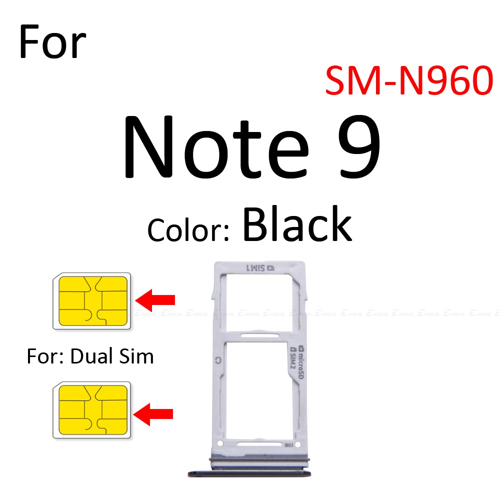 Khay Đựng Thẻ Sim Cho Samsung Galaxy Note 9 8 N960 N950 Micro SD