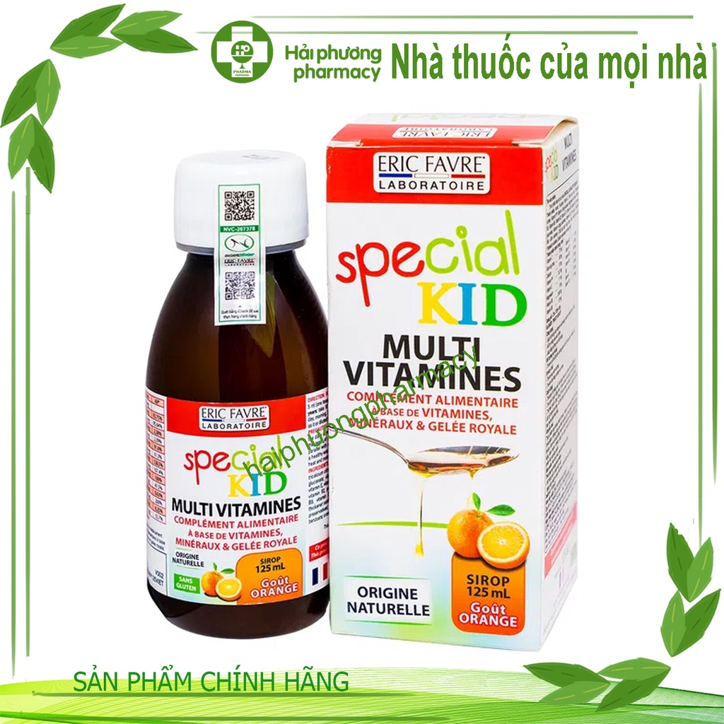 Special Kid Multi Vitamines – Giúp bồi bổ cơ thể, tăng cường sức đề kháng Multivitamin 125ml