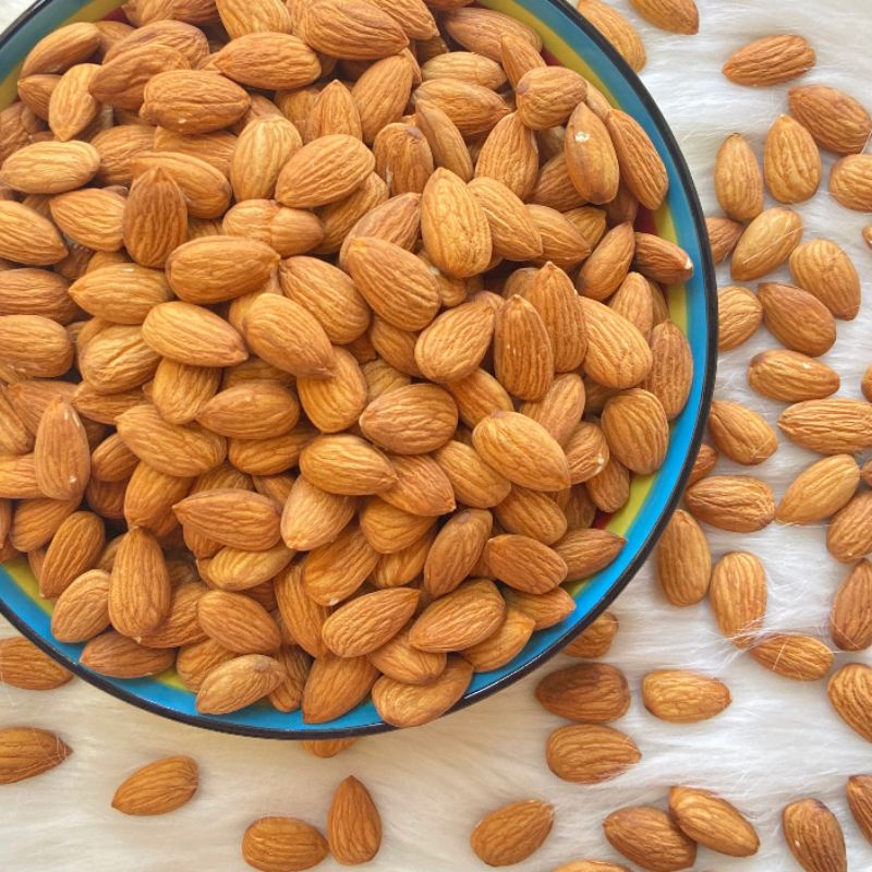 500GRAM HẠNH NHÂN MỸ (SẤY CHÍN/SỐNG/RANG BƠ) dùng làm ngũ cốc hoặc làm granola hạt