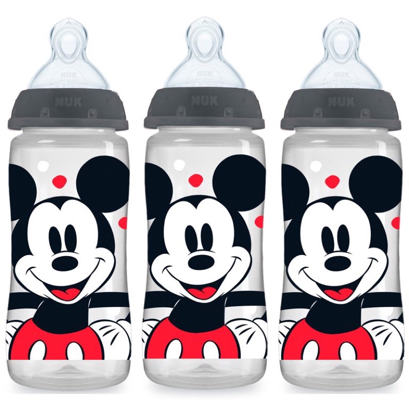 Bình sữa NUK MICKEY MINNIE 300ml có chức năng báo nóng