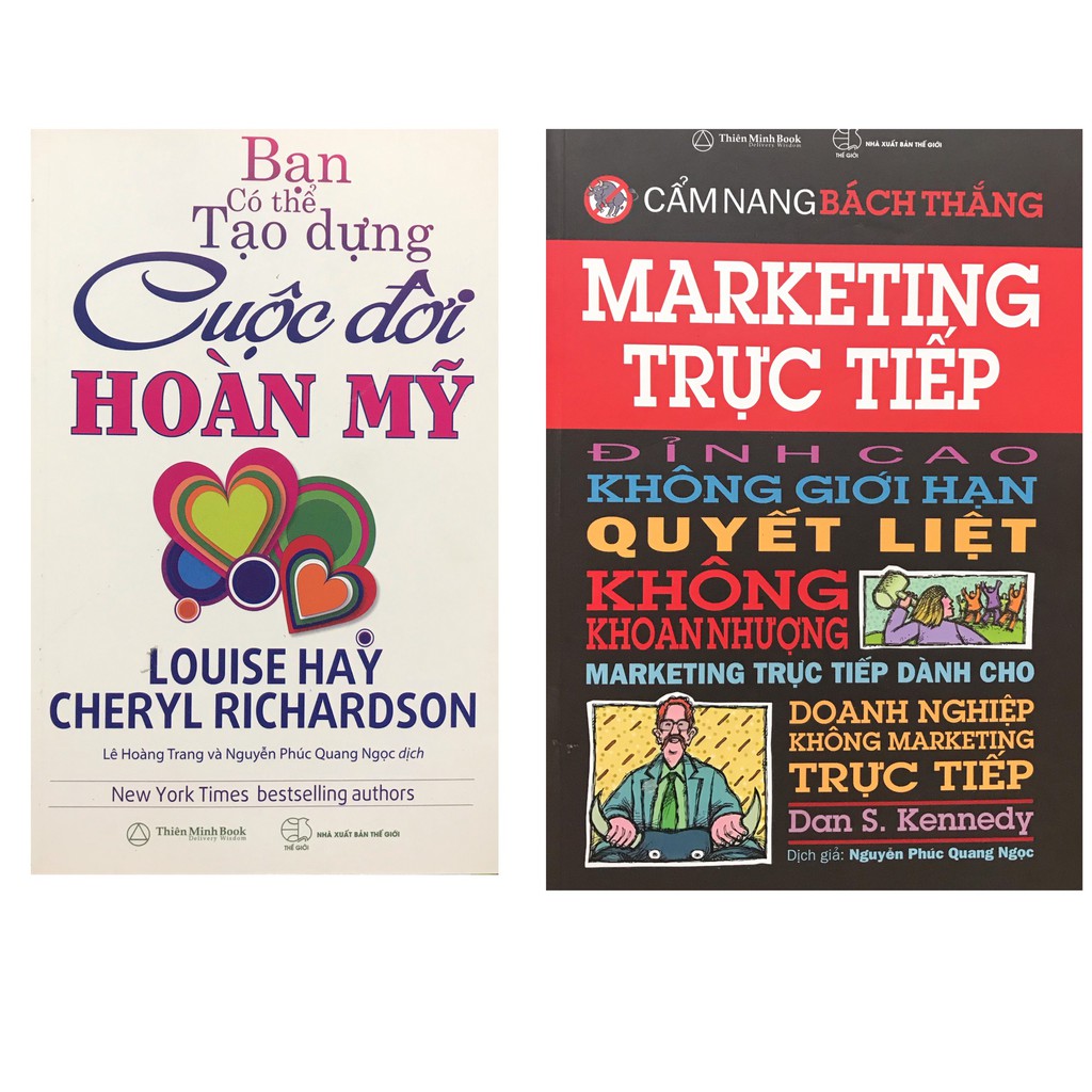 Sách - Combo Bạn có thể tạo dựng cuộc đời hoàn mỹ + Cẩm nang bách thắng Marketing trực tiếp