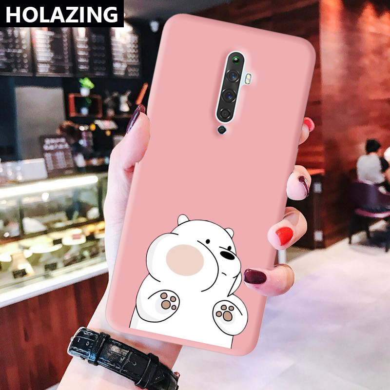 Ốp lưng OPPO Reno 3 Pro 2 Z F 10x Zoom We Bare Bears Soft TPU Cases Covers