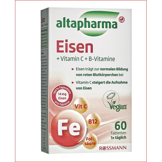 Hàng Đức Altapharma Eisen hộp 60 viên
