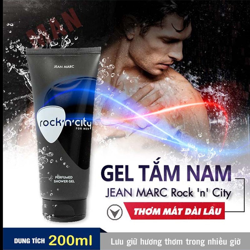 [ĐỌC KỸ MÔ TẢ] Sữa tắm Nam hương nước hoa Jean Marc Rock ‘N’ City - hàng tách set nước hoa (Ba lan)