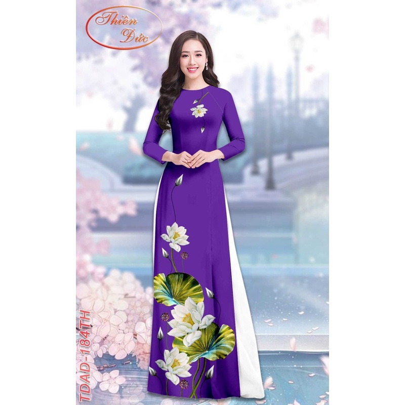 ÁO DÀI HOA ĐỦ SIZE