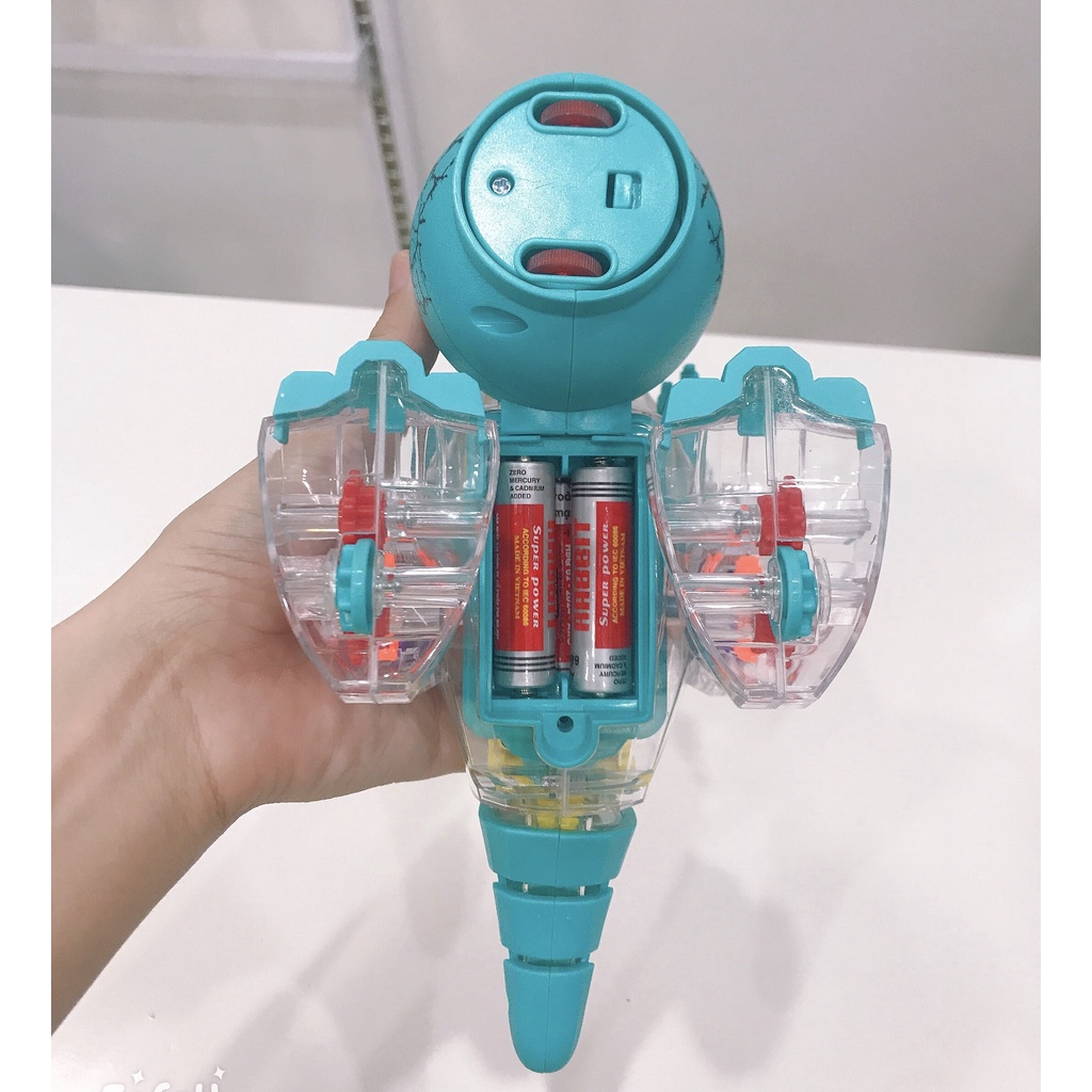 Đồ chơi khủng long đèn phát sáng, nhạc vui nhộn cho bé trai và bé gái