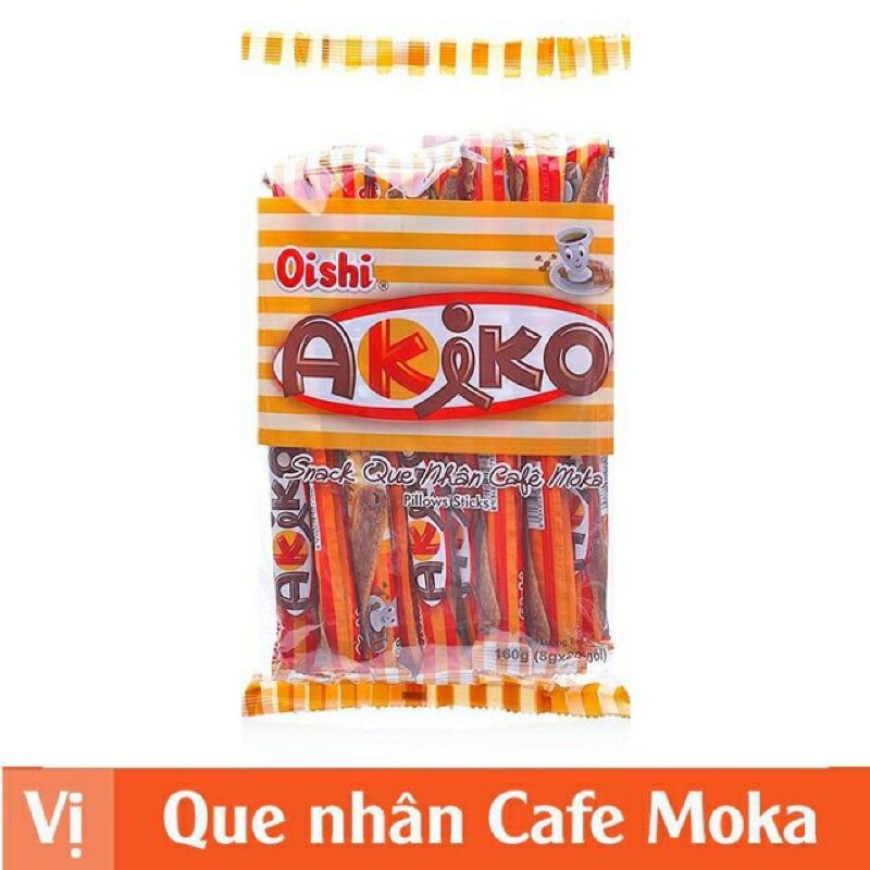 Bánh Snack Akiko 160g đủ 6 vị( 20 que x 8g )