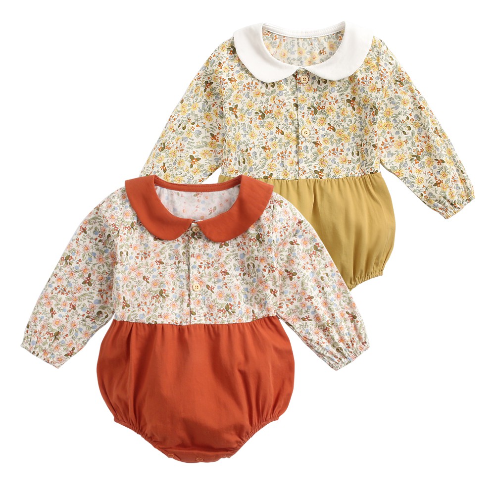 Bộ Áo Liền Quần Sanlutoz Bằng Chất Liệu Cotton Dành Cho Bé Gái