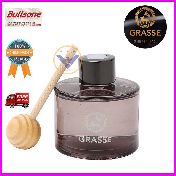 Nước hoa ô tô Bullsone Grasse Hàn Quốc cao cấp 105ml nhiều mùi hương thiên nhiên