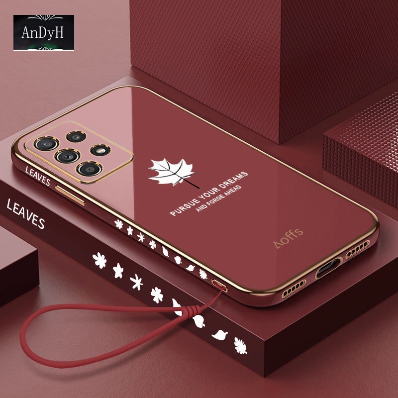 Ốp bảo vệ camera chính xác AnDyH cho Samsung A32 A52 A72 A51 A21S A20S A10S vỏ bảo vệ lá phong cách 