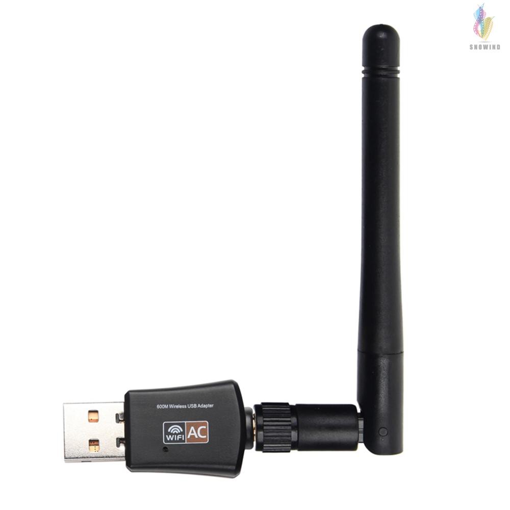 Usb Wifi 600mbps 2.4ghz / 5.0ghz Ethernet 802.11ac Cho Laptop Desktop Tablet Pc Smartphone