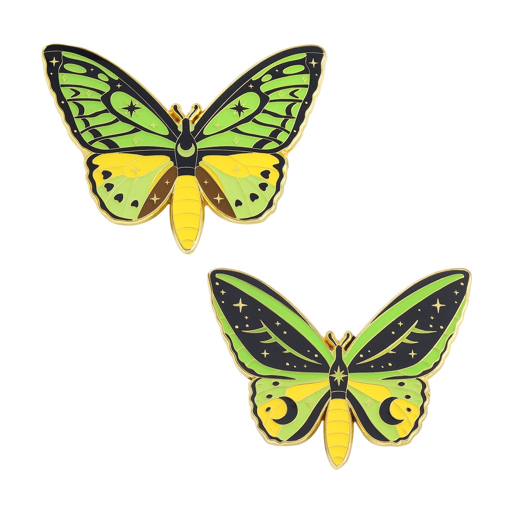 Ghim Cài Áo Hình Bướm Đính Đá Nhân Tạo Thời Trang