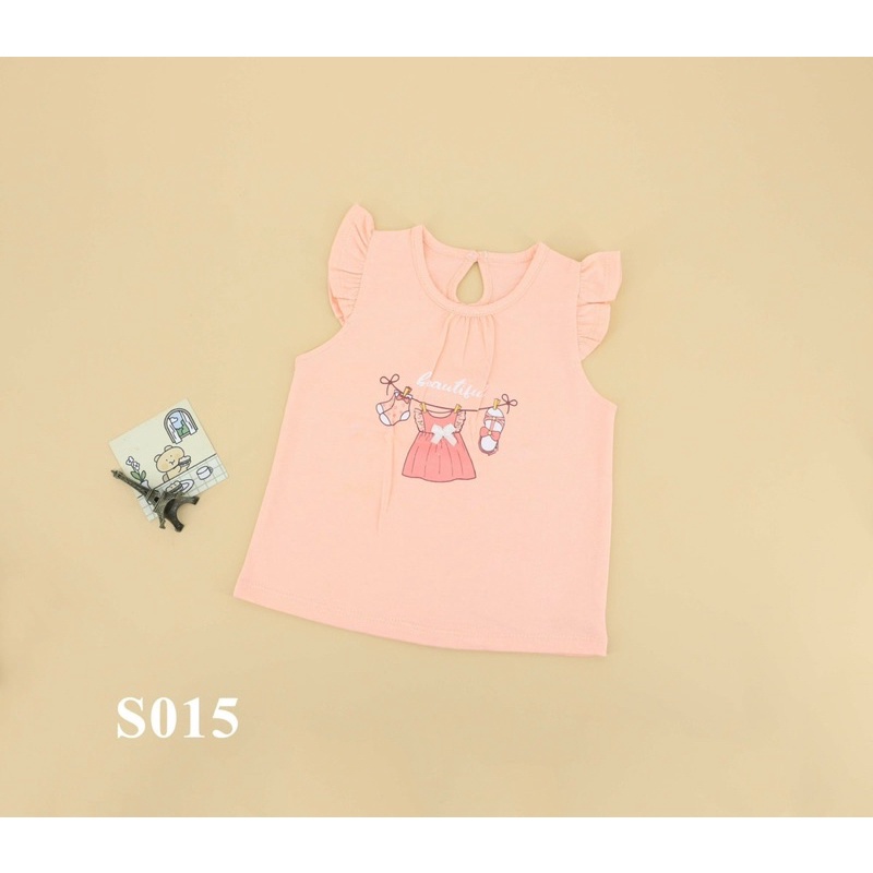 Áo cánh tiên bé gái Dokma DA904 6-36m