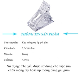 Kẹp móng tay up gel gôm