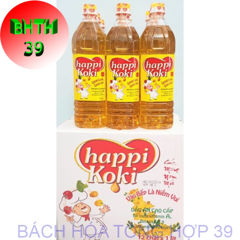 Dầu ăn happi Koki 1l