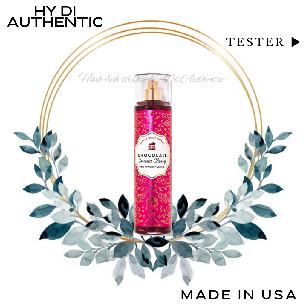 CHOCOLATE COVERED CHERRY - XỊT THƠM DƯỠNG THỂ BATH & BODY WORKS USA
