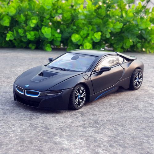 [Mã LIFE0503TOYS1 giảm 10% đơn 150k] MÔ HÌNH XE Ô TÔ Siêu Xe BMW I8 | Hãng Rastar tỷ lệ 1:24 màu Đen