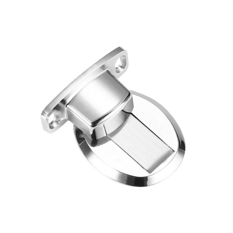 Chặn cửa hút đất chống va chạm, không cần đục lỗ, lực hút mạnh (sản phẩm bao gồm vít lắp và miếng dán dính)