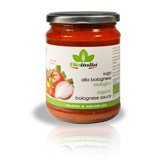 Sốt mỳ Ý spaghetti thuần chay Bolognese hữu cơ Bioitalia 350g