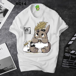 FREE SHIP❤️ ÁO THUN UNISEX HOẠT HÌNH CARTOON MÈO TOTORO DỄ THƯƠNG FORM RỘNG CHUẨN MỸ XUẤT KHẨU