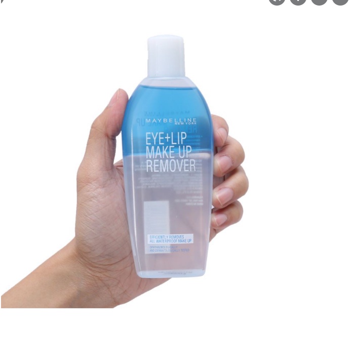 Nước Tẩy Trang Mắt và Môi Chuyên Dụng 2 lớp Maybelline New York Eye &amp; Lip Makeup Remover 150ml - Mỹ Chính Hãng