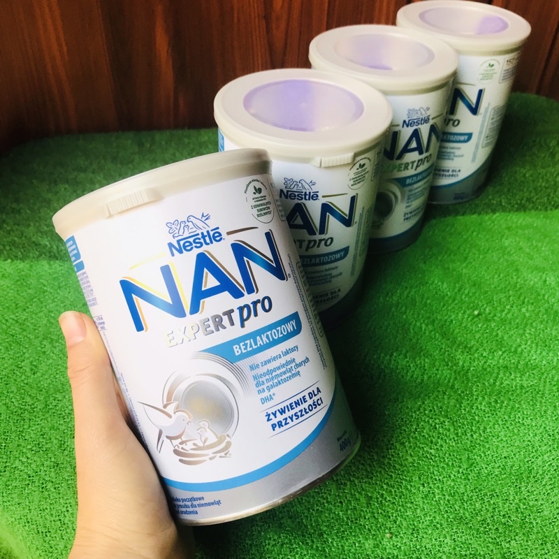 [chuẩn bill] Sữa bột NAN Lactose Free Nga dành cho bé tiêu chảy và bất dung nạp từ sơ sinh, 400g-lifescare