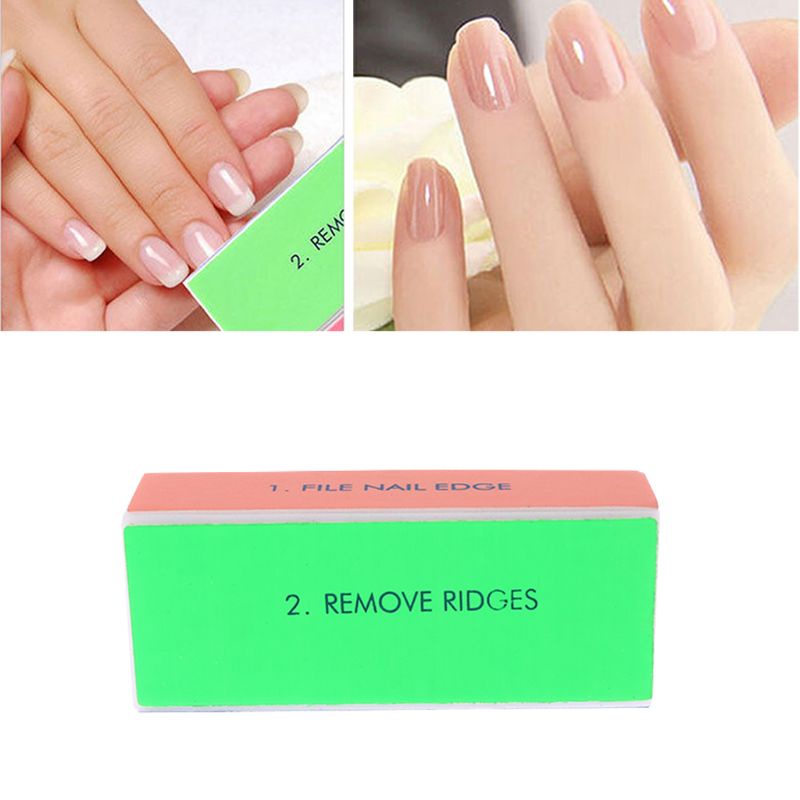 Set 5 Cây Dũa Móng Tay 4 Chiều Sáng Bóng Thời Trang
