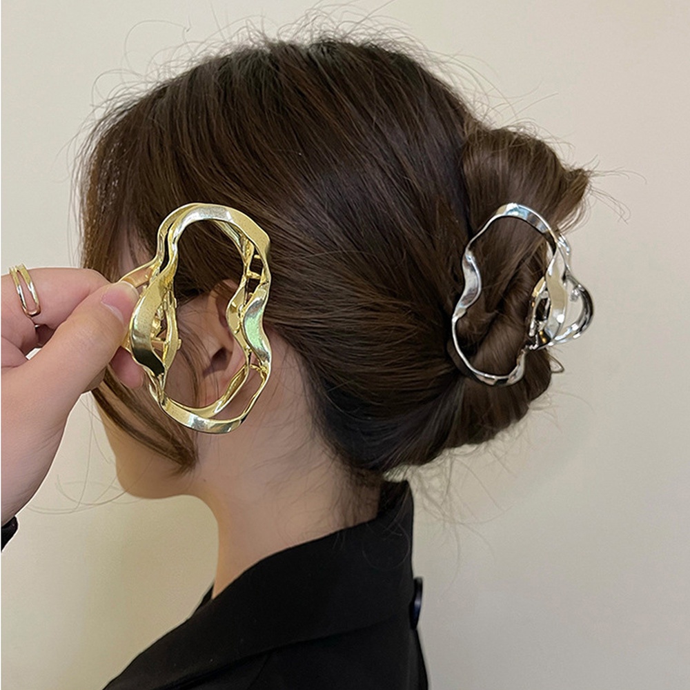 Kẹp Tóc Kim Loại Hình Đám Mây Thời Trang Cho Nữ
