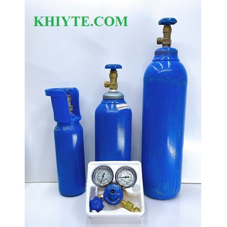 Bình khí Oxy nhỏ phân tích thí nghiệm